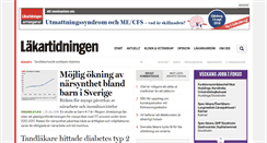 Desktop Screenshot of lakartidningen.se